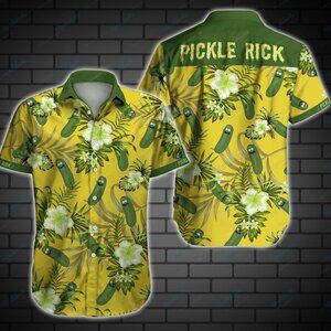Pickle Rick Rick And Morty Hawaiian Shirt